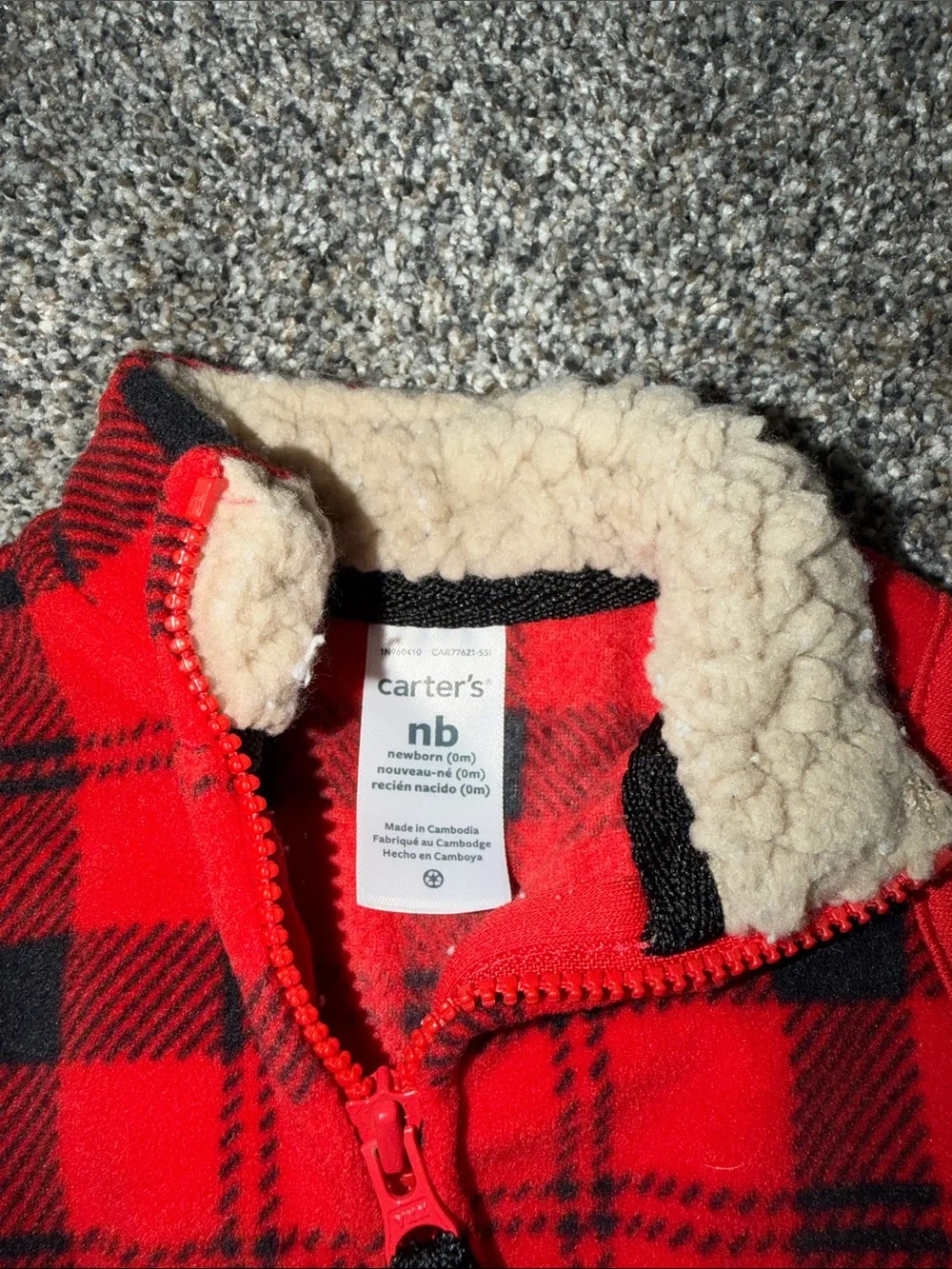 Carters cozy sherpa